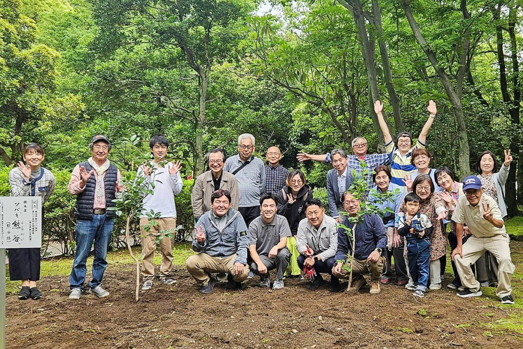 私を植えて事業 熊谷椿の植樹
